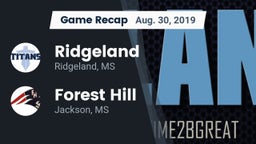 Recap: Ridgeland  vs. Forest Hill  2019