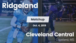 Matchup: Ridgeland vs. Cleveland Central  2019