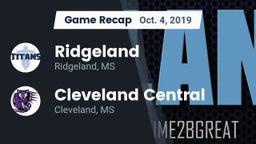 Recap: Ridgeland  vs. Cleveland Central  2019