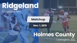 Matchup: Ridgeland vs. Holmes County 2019