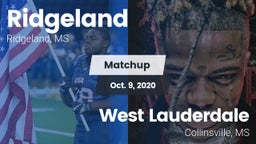 Matchup: Ridgeland vs. West Lauderdale  2020