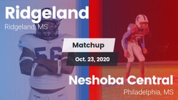 Matchup: Ridgeland vs. Neshoba Central  2020