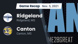 Recap: Ridgeland  vs. Canton  2021