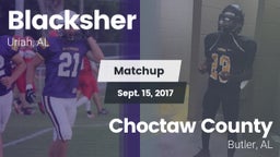 Matchup: Blacksher vs. Choctaw County  2017