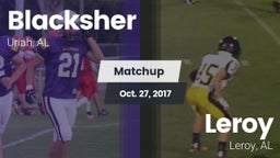 Matchup: Blacksher vs. Leroy  2017