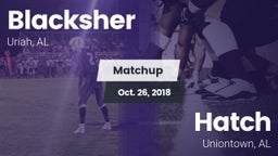 Matchup: Blacksher vs. Hatch  2018