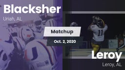 Matchup: Blacksher vs. Leroy  2020