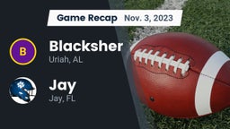 Recap: Blacksher  vs. Jay  2023