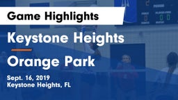 Keystone Heights  vs Orange Park Game Highlights - Sept. 16, 2019