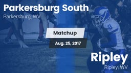 Matchup: Parkersburg South vs. Ripley  2017