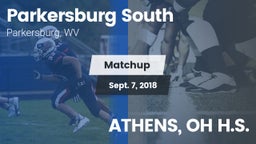 Matchup: Parkersburg South vs. ATHENS, OH H.S. 2018