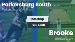 Matchup: Parkersburg South vs. Brooke  2018