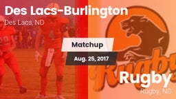 Matchup: Des Lacs-Burlington vs. Rugby  2017