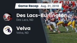 Recap: Des Lacs-Burlington  vs. Velva  2018