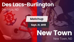 Matchup: Des Lacs-Burlington vs. New Town  2018