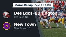 Recap: Des Lacs-Burlington  vs. New Town  2018