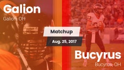 Matchup: Galion vs. Bucyrus  2017