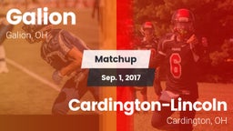 Matchup: Galion vs. Cardington-Lincoln  2017