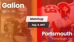 Matchup: Galion vs. Portsmouth  2017
