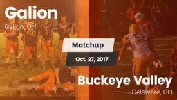 Matchup: Galion vs. Buckeye Valley  2017