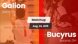 Matchup: Galion vs. Bucyrus  2018