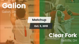 Matchup: Galion vs. Clear Fork  2018