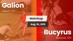 Matchup: Galion vs. Bucyrus  2019
