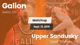 Matchup: Galion vs. Upper Sandusky  2019