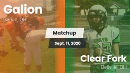 Matchup: Galion vs. Clear Fork  2020