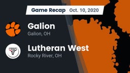 Recap: Galion  vs. Lutheran West  2020