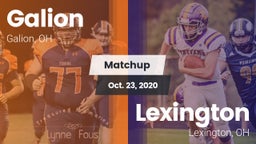 Matchup: Galion vs. Lexington  2020
