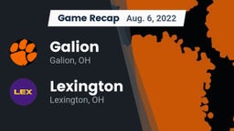 Recap: Galion  vs. Lexington  2022
