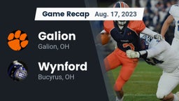 Recap: Galion  vs. Wynford  2023