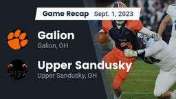 Recap: Galion  vs. Upper Sandusky  2023