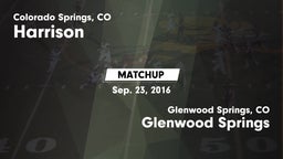 Matchup: Harrison vs. Glenwood Springs  2016