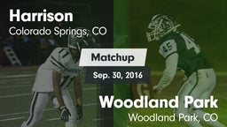 Matchup: Harrison vs. Woodland Park  2016