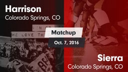 Matchup: Harrison vs. Sierra  2016