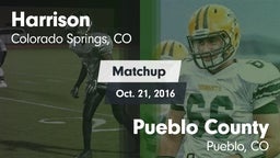 Matchup: Harrison vs. Pueblo County  2016