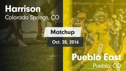 Matchup: Harrison vs. Pueblo East  2016