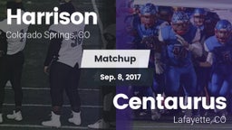 Matchup: Harrison vs. Centaurus  2017