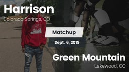 Matchup: Harrison vs. Green Mountain  2019