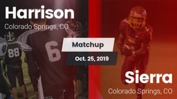 Matchup: Harrison vs. Sierra  2019