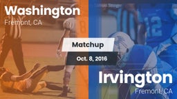 Matchup: Washington High vs. Irvington  2016