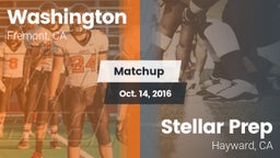 Matchup: Washington High vs. Stellar Prep  2016