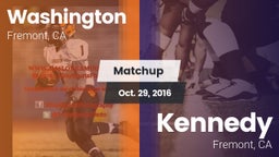 Matchup: Washington High vs. Kennedy  2016