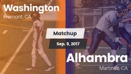 Matchup: Washington High vs. Alhambra  2017