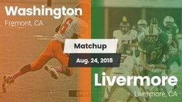 Matchup: Washington High vs. Livermore  2018