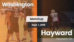 Matchup: Washington High vs. Hayward  2018