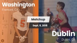 Matchup: Washington High vs. Dublin  2018