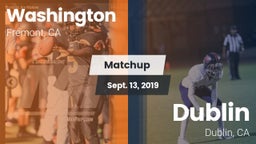 Matchup: Washington High vs. Dublin  2019